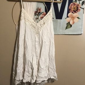 LF Laguna Cream & Lace tunic